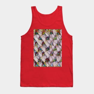 Abstract Rose-kissed Stone (MD23Val022) Tank Top